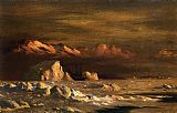 William Bradford Ship and Icebergs painting